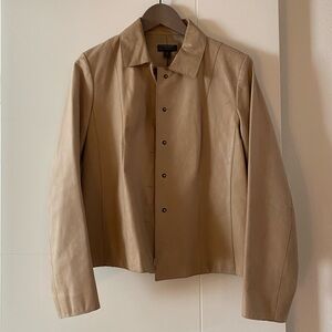 AMAZING Vintage Tan Leather Jacket